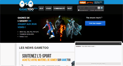 Desktop Screenshot of gametoo.com