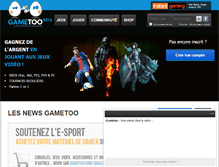 Tablet Screenshot of gametoo.com